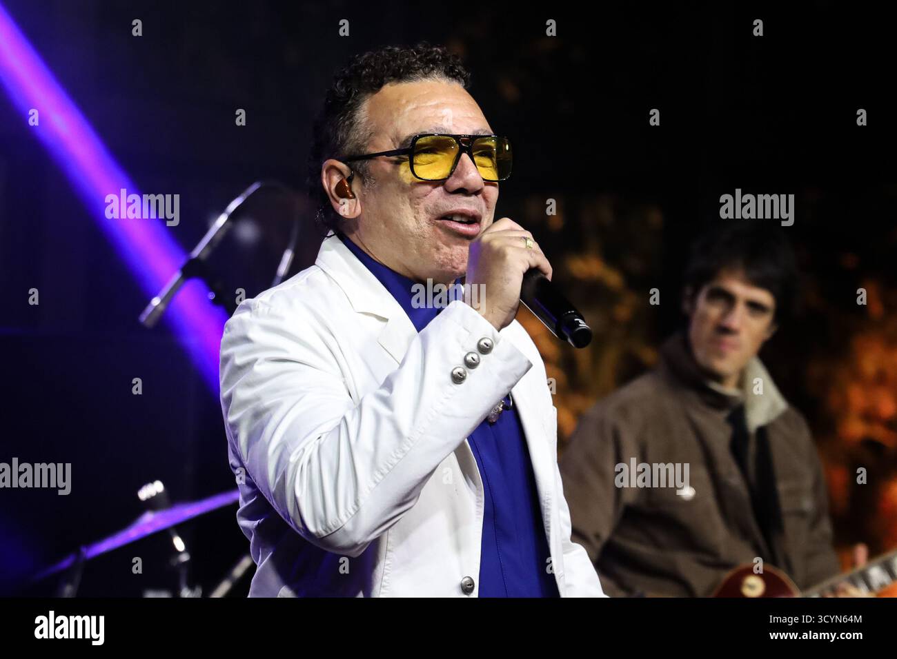 San Paolo, San Paolo, Brasile. 19 ottobre 2025. sao paulo (sp), 19/10/2025, simoninha/robb/report/day/brasil/sp - esibizione del cantante e compositore simoninha, all'evento robb report day brasile. casa fasano, energia espaco, quartiere cidade jardim, zona sud della capitale paulista. questa domenica (19). (Foto: Marcelo Estevao/Thenews2/Zumapress) (immagine di credito: © Marceloestevao Cpf15382048860/TheNEWS2 via ZUMA Press Wire) SOLO PER USO EDITORIALE! Non per USO commerciale! Foto Stock