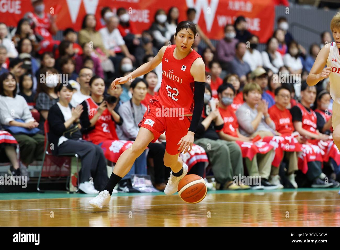 Kanagawa, Giappone. 19 ottobre 2025. Yuki Miyazawa (RedWave) Basketball: WJBL 2025-2026 W League match tra Fujitsu Red Wave - Denso Iris all'arena Odawara di Kanagawa, Giappone. Crediti: Yohei Osada/AFLO SPORT/Alamy Live News Foto Stock