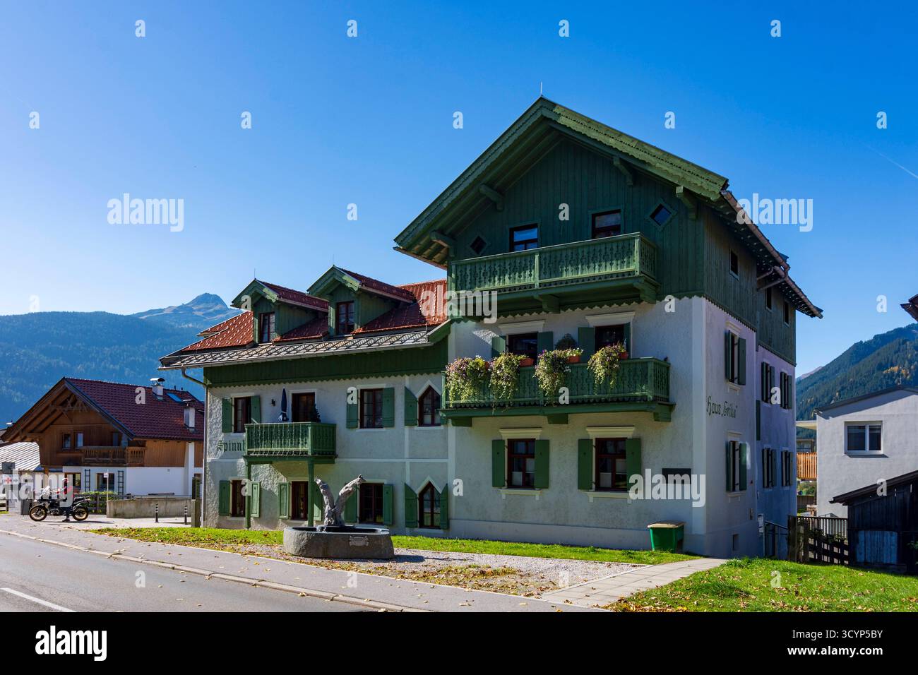 Museum im Spinnhof Ehrwalder Heimatmuseum, Ehrwald Local History Museum Ehrwald Tiroler Zugspitz Arena Tirol, Tirolo Austria Foto Stock