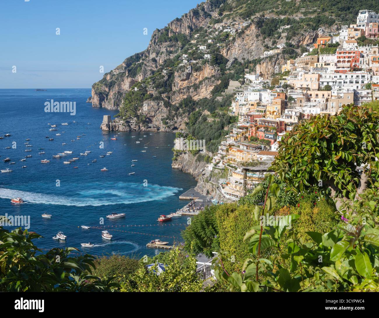 Positano - Sentiero degli dei - l'escursione costiera amalfitana - Sentiero degli dei Foto Stock