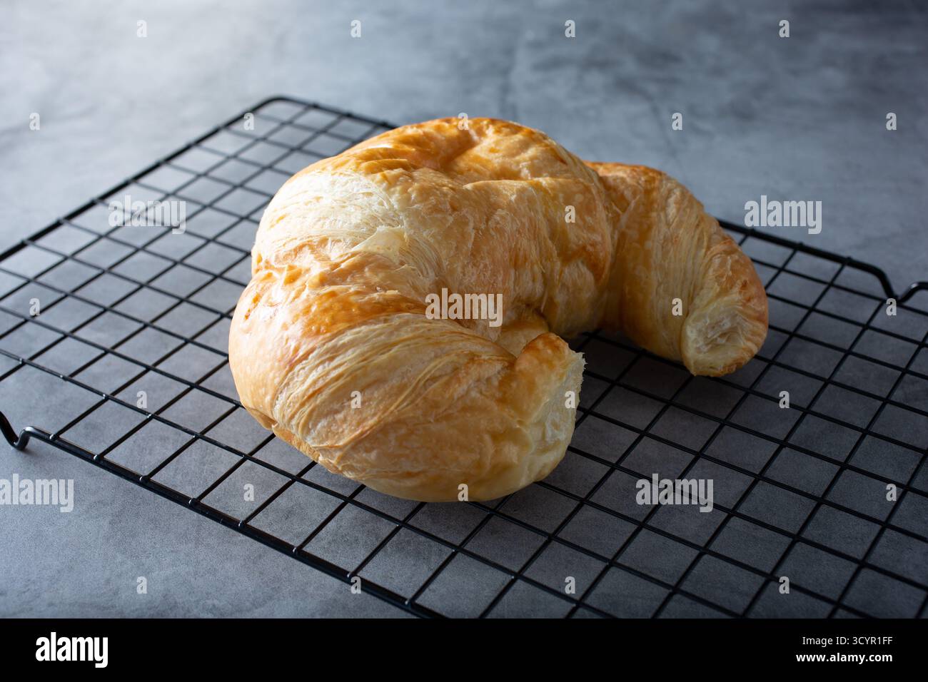 Una vista di un croissant comune. Foto Stock