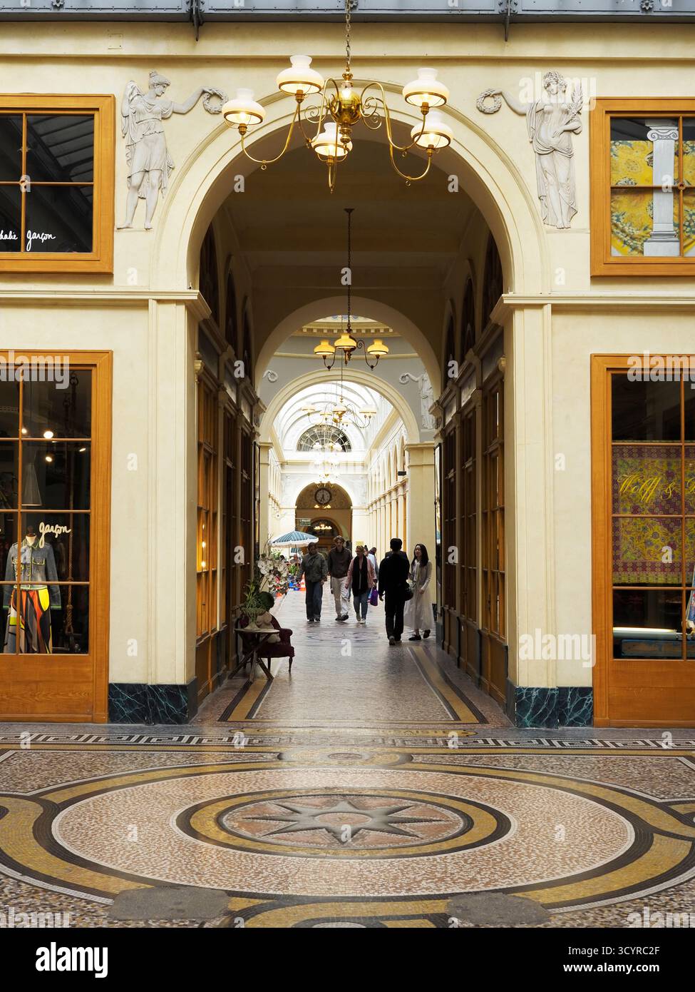 Galleria Vivienne per lo shopping a Parigi in Francia Foto Stock
