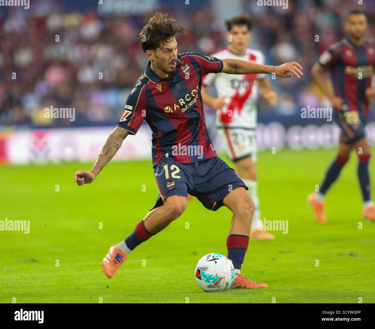 Vencedor di Levante UD durante un match Foto Stock