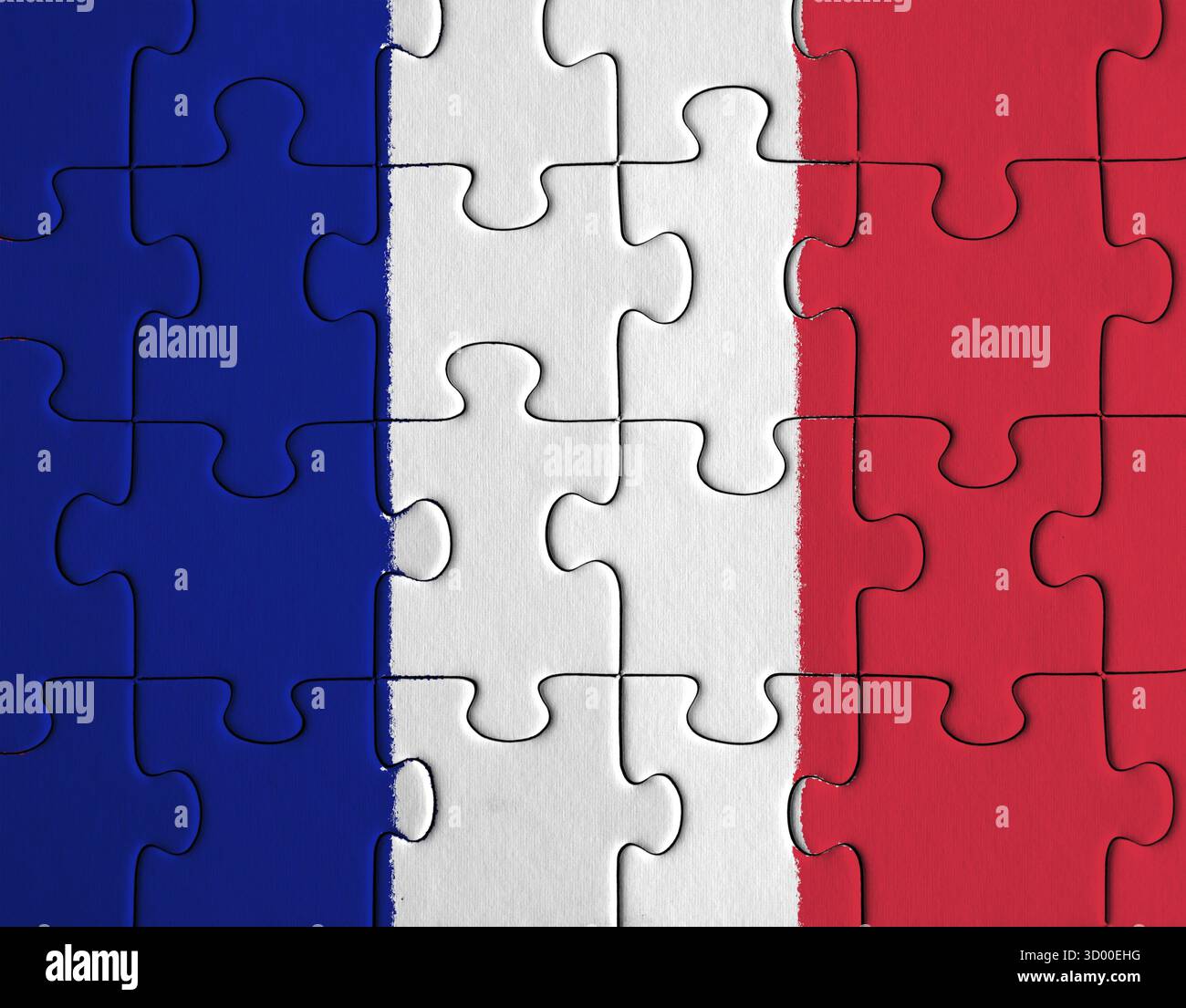 Bandiera della Francia bandiera della Francia Foto Stock