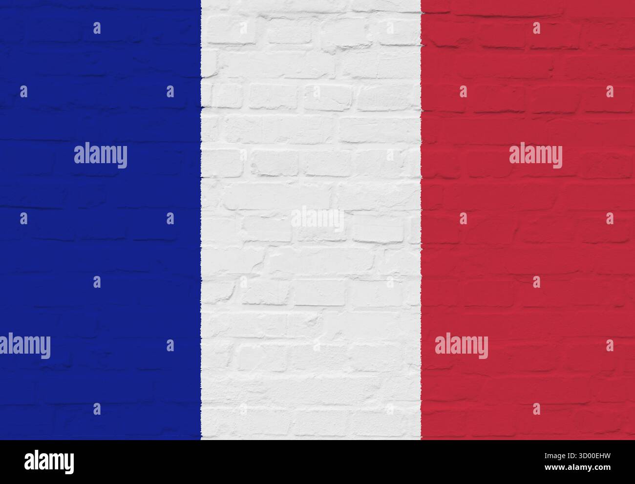 Bandiera della Francia bandiera della Francia Foto Stock