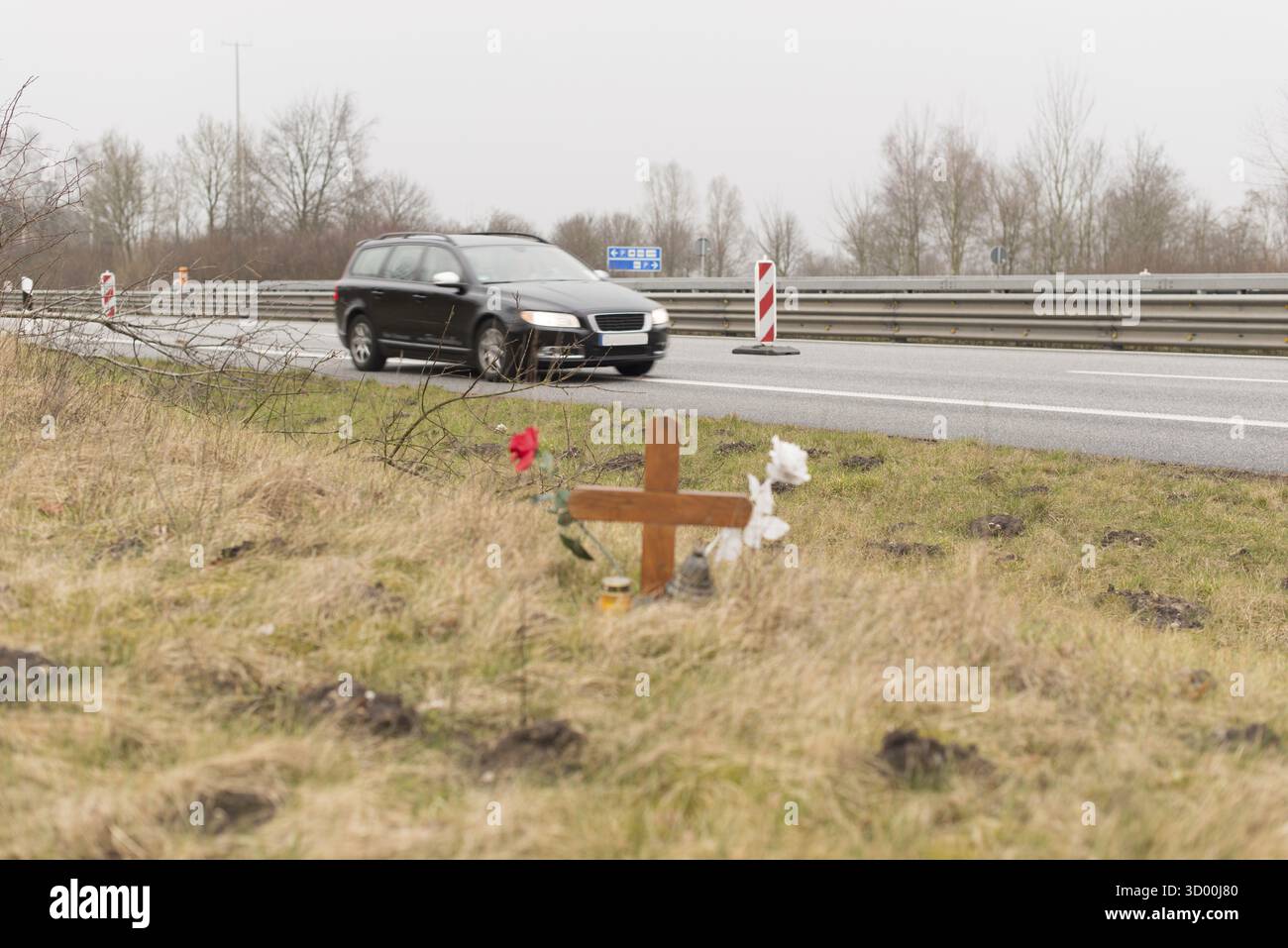Incidente stradale Foto Stock