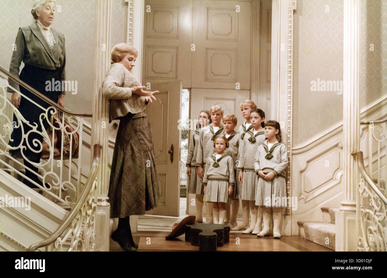 Anno di tutti insieme appassionatamente : 1965 USA regia di Robert Wise norma Varden, Julie Andrews, Charmian Carr, Angela Cartwright, Duane Chase, Nicholas Hammond, Heather Menzies-Urich, Debbie Turner, Kym Karath Foto Stock