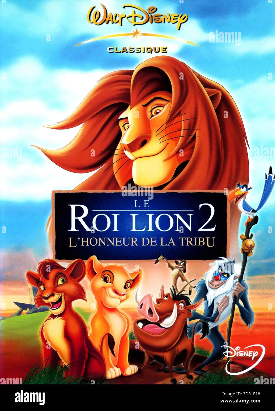The Lion King II: Simba's Pride (Video) anno : 1998 USA diretto da Darrell Rooney, Rob LaDuca Animation poster francese Foto Stock