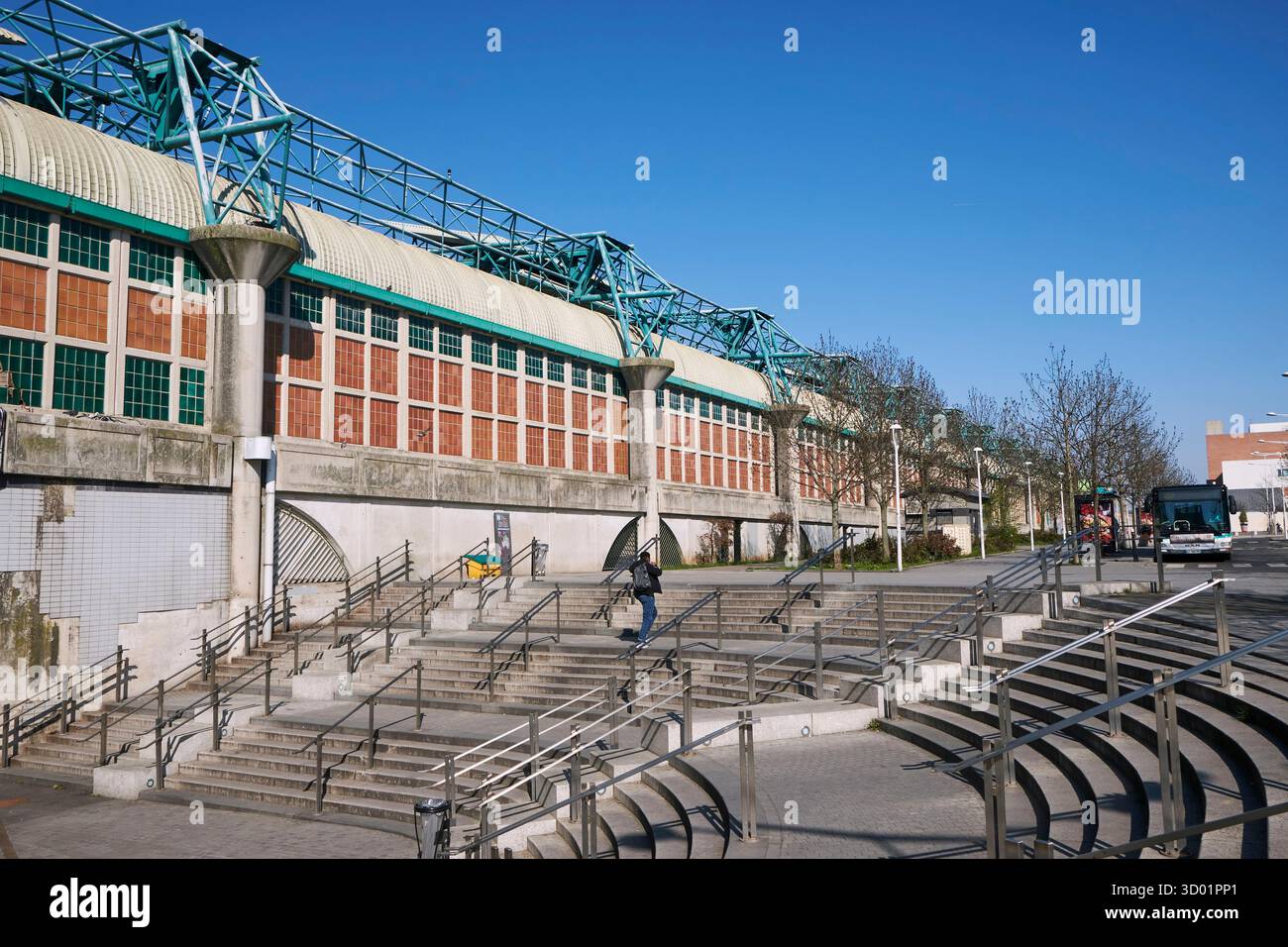 Francia, Senna Saint Denis, la Courneuve, stazione RER B la Courneuve Aubervilliers Foto Stock