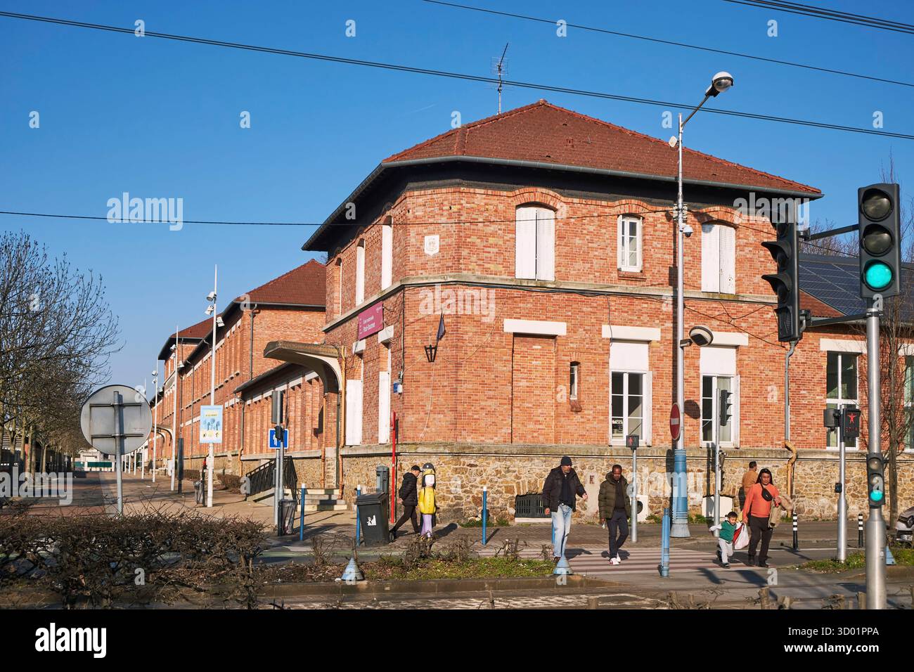 Francia, Senna Saint Denis, la Courneuve, scuola materna Paul Doumer Foto Stock