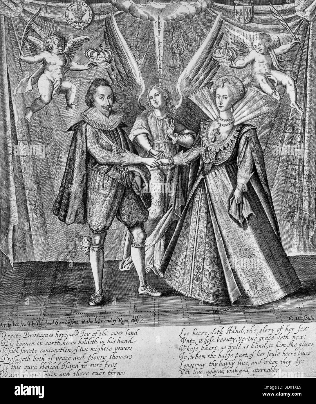 GIACOMO vi ed io sposeremo Anna di Danimarca nel 1589 Foto Stock