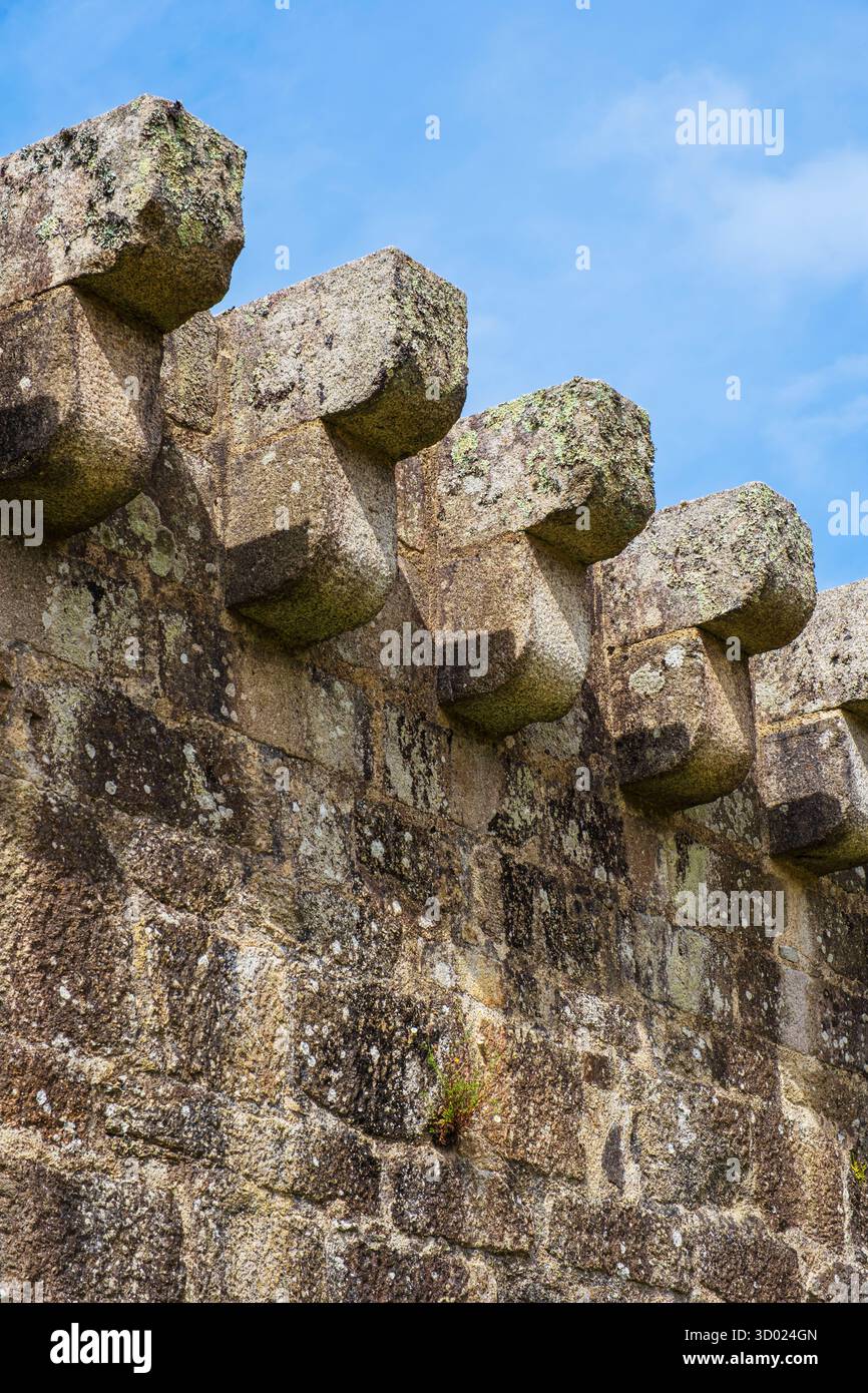 Francia, Finistere, Quimper, i bastioni della città costruiti nel XIV secolo Foto Stock