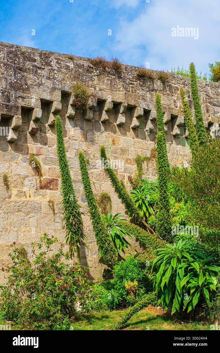 Francia, Finistere, Quimper, i bastioni della città costruiti nel XIV secolo Foto Stock