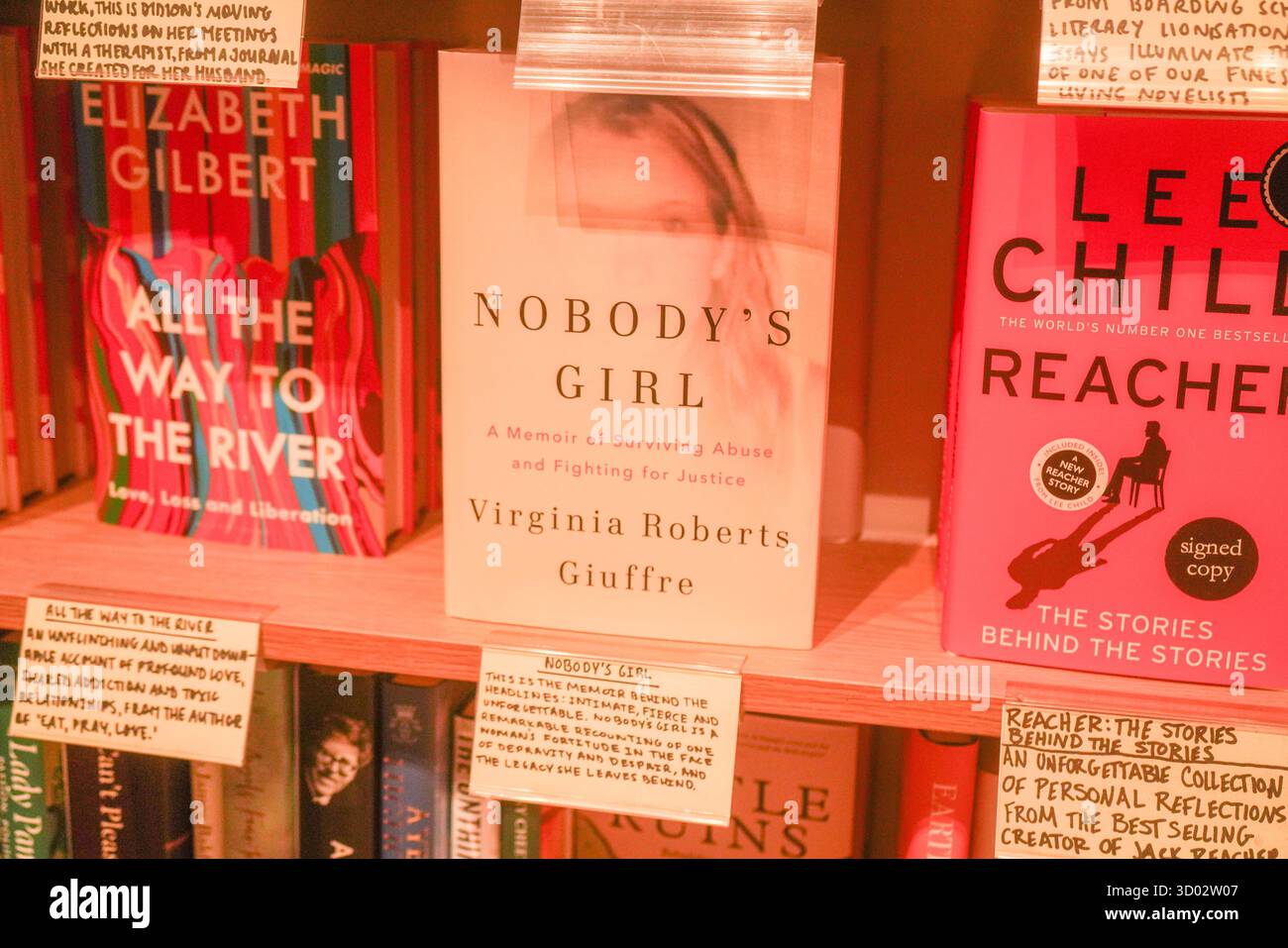 Nobody's Girl di Virginia Giuffre Foto Stock