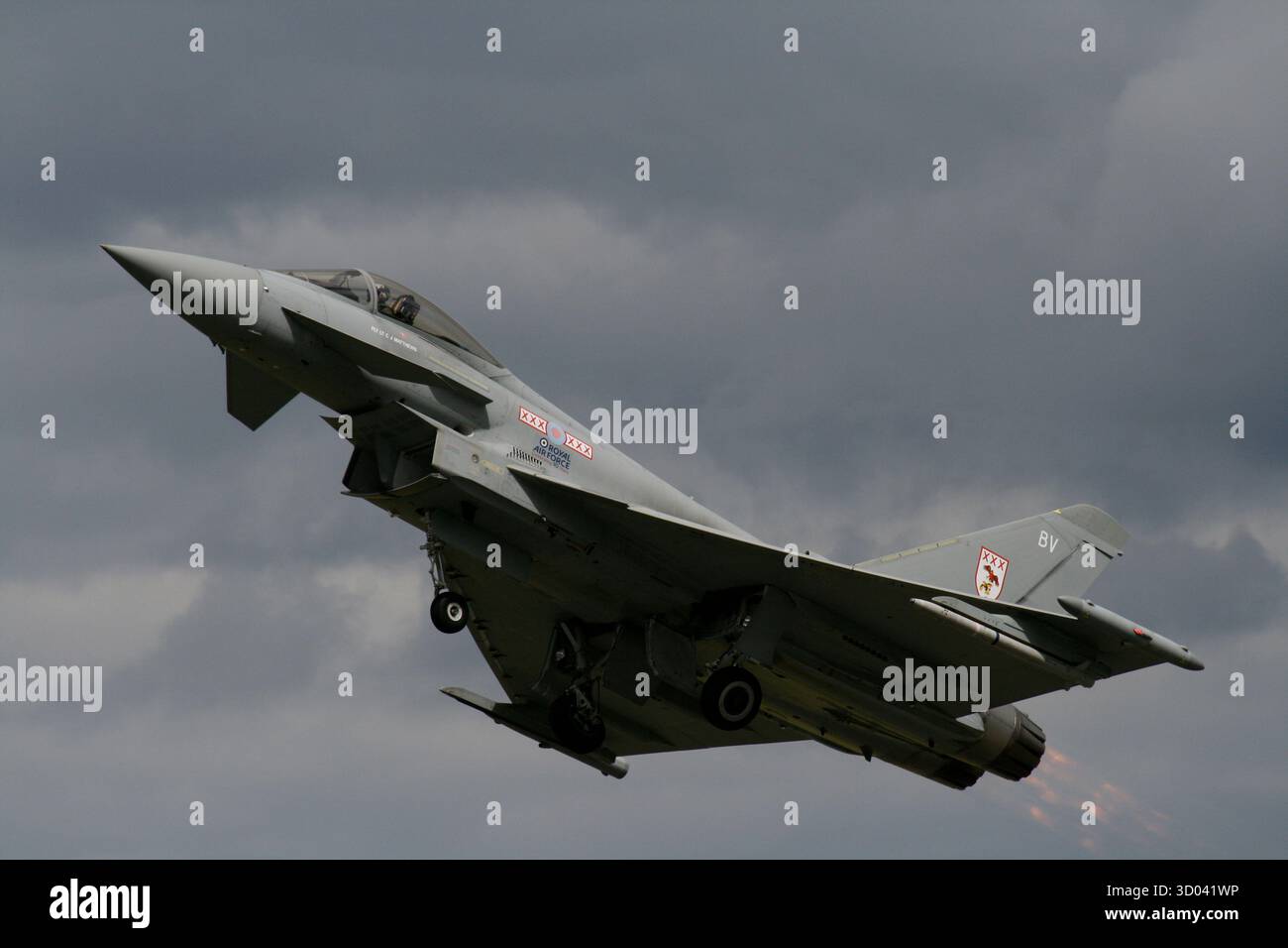 Eurofighter Typhoon, Farnborough Airshow, luglio 2008 Foto Stock