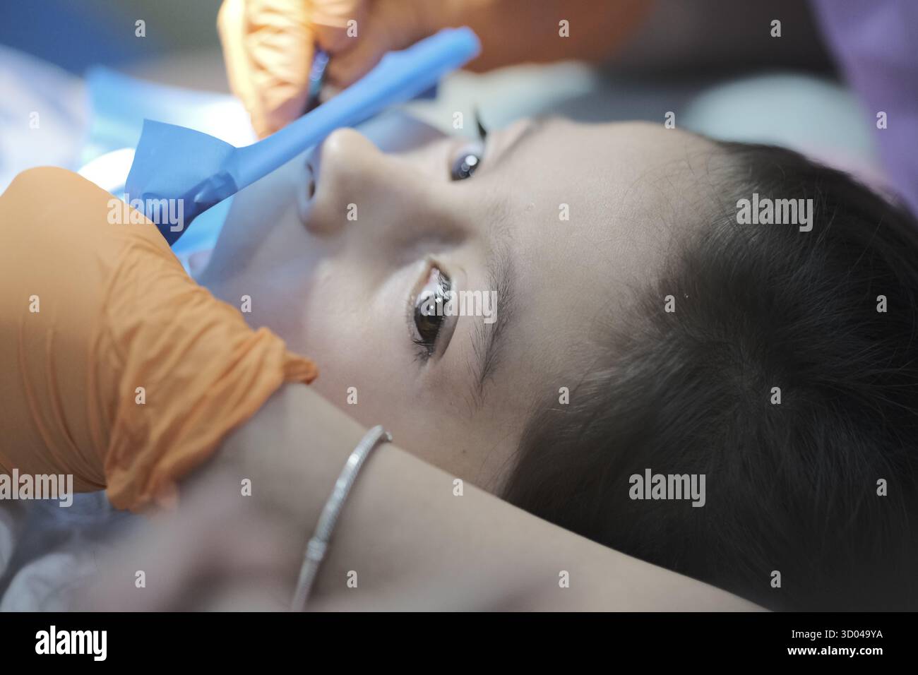 Visita abitualmente dal dentista in Messico Foto Stock