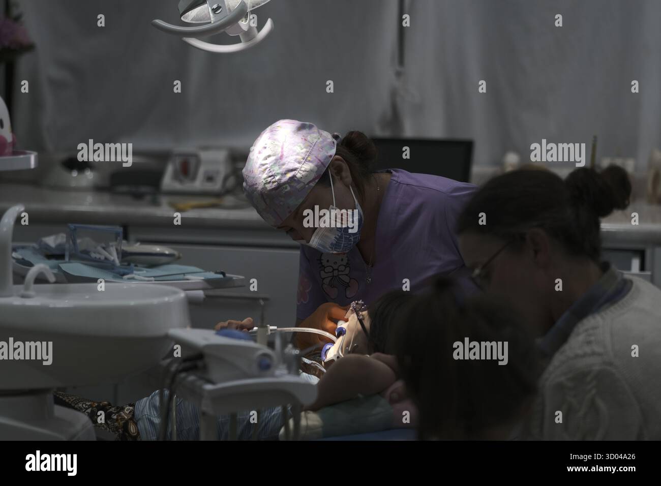Visita abitualmente dal dentista in Messico Foto Stock