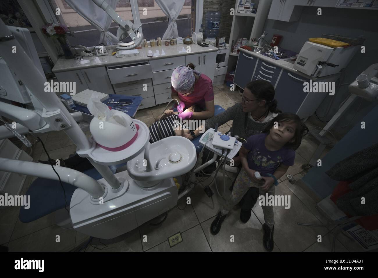 Visita abitualmente dal dentista in Messico Foto Stock