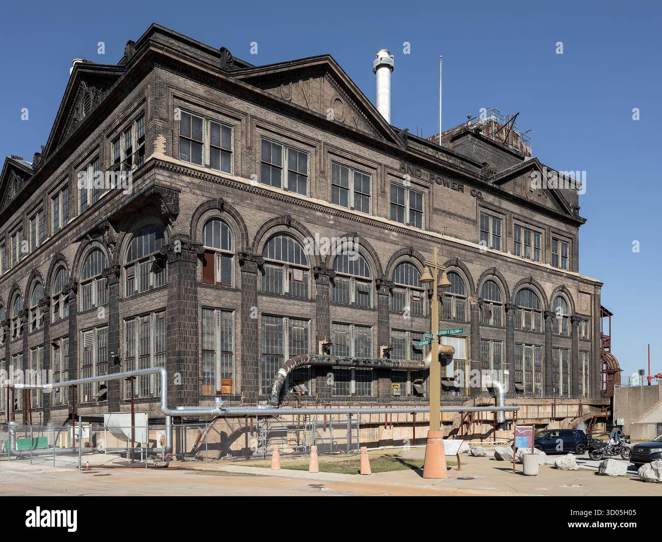 Ashley Street Power House, posizione: St. Louis, Missouri, architetto: Charles Ledlic Foto Stock