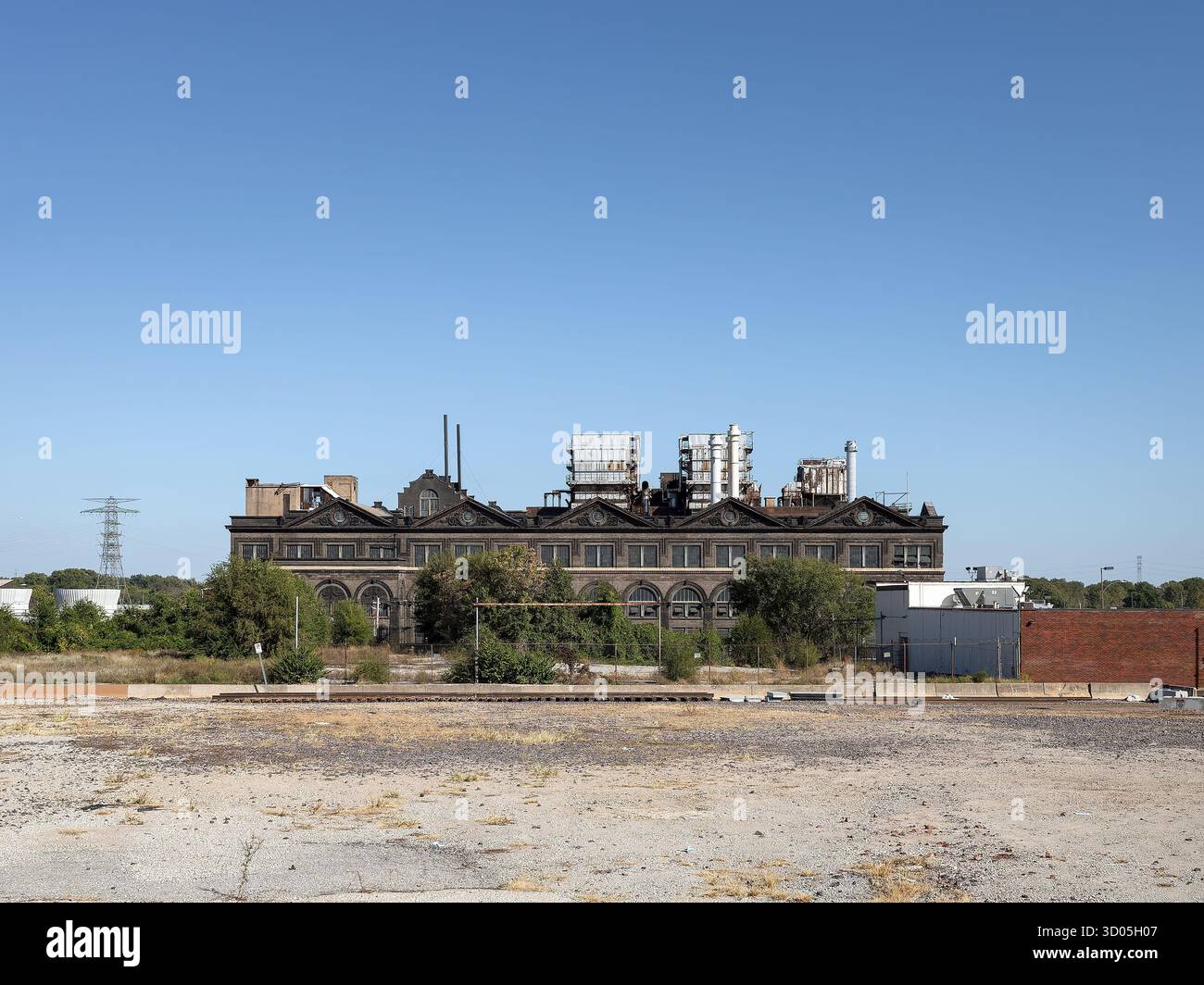 Ashley Street Power House, posizione: St. Louis, Missouri, architetto: Charles Ledlic Foto Stock