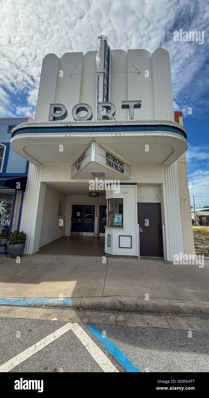Port, St, Joe, teatro, teatro, cinema Florida Foto Stock
