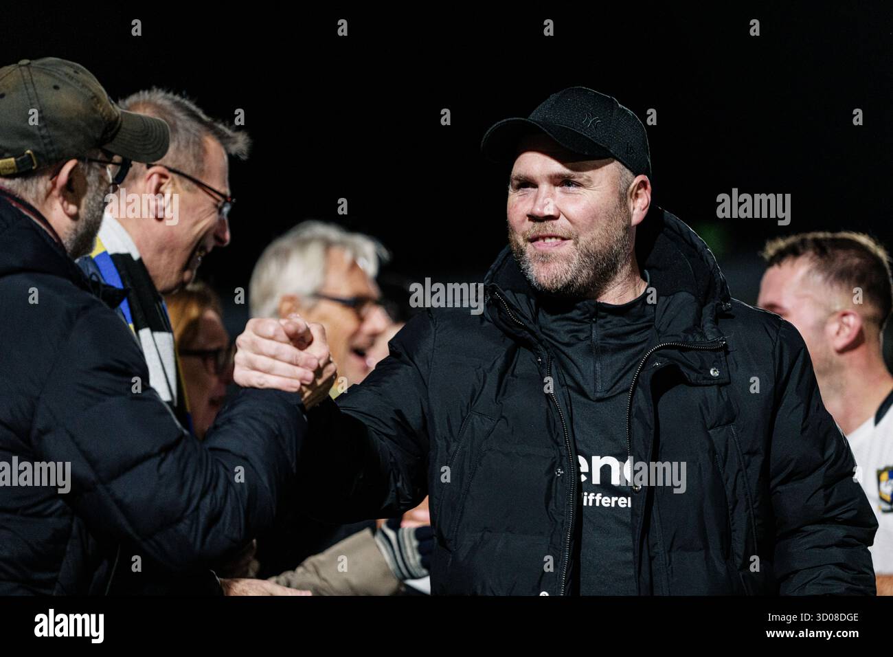Gloucester, Inghilterra, Regno Unito, 21 ottobre 2025. Chris Devane di Berkhamsted dopo la partita di Premier South Football della Southern League Gloucester City AFC vs Berkhamsted (credito: Luke Hastings/Alamy Live News) Foto Stock