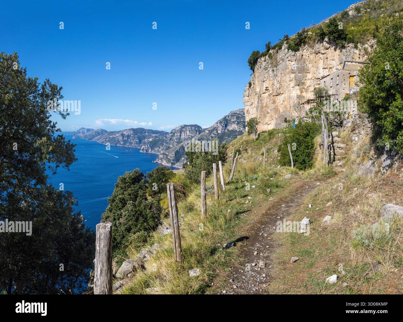 Sentiero degli dei - l'escursione costiera amalfitana - Sentiero degli dei - Costiera Amalfitana Foto Stock
