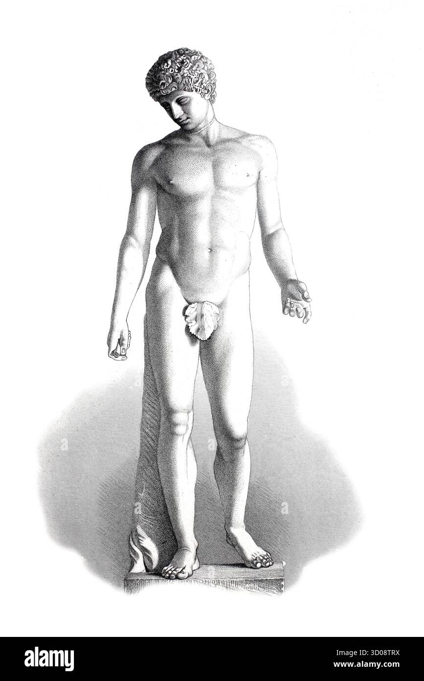 Antinoos, Antinoo, 27. November zwischen 110 und 115 bis am oder kurz vor dem 30. Oktober 130 , ein Günstling und vermutlich Geliebter des römischen Foto Stock