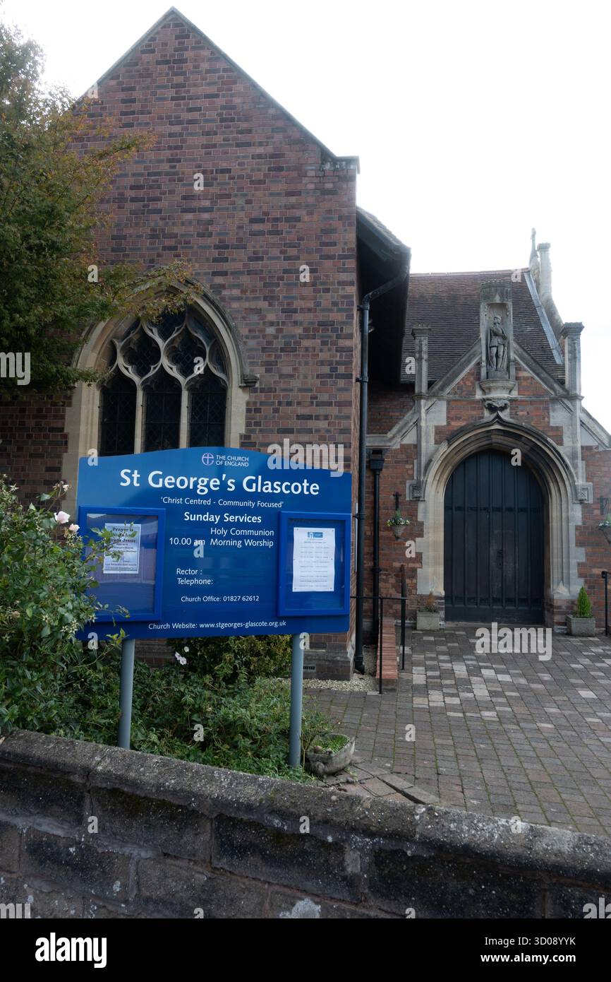 St. George's Church, Glascote, Tamworth, Staffordshire, Inghilterra, REGNO UNITO Foto Stock
