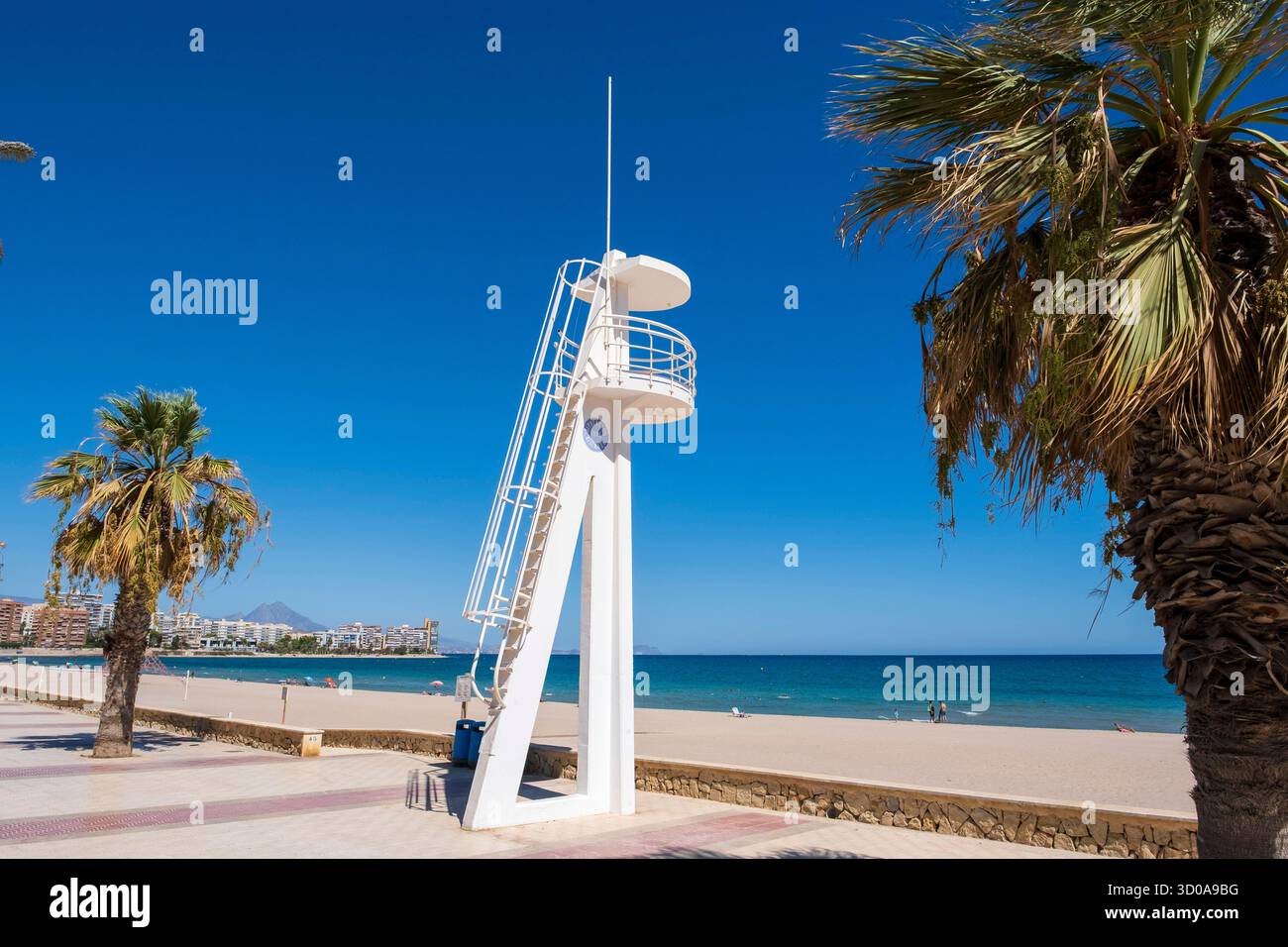 Spagna, Comunità Valenciana, Alicante, spiaggia di San Juan, Playa de Muchavista Foto Stock