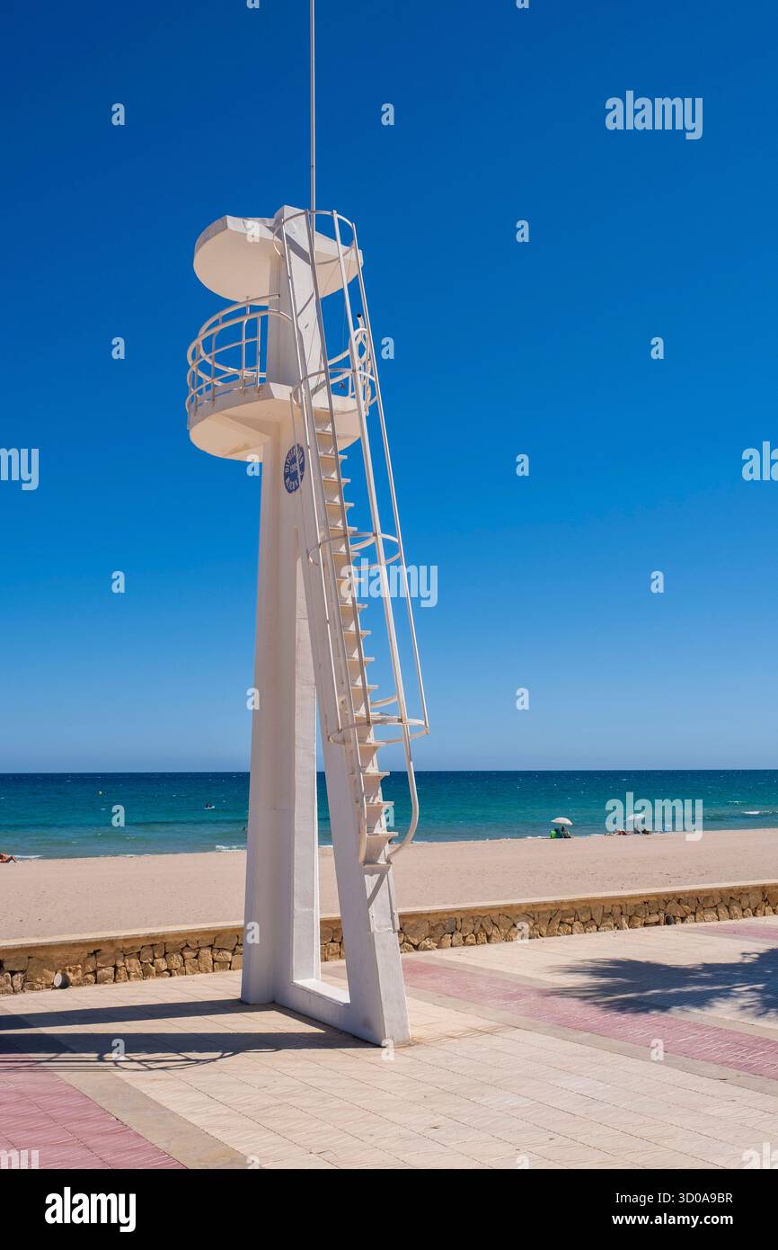 Spagna, Comunità Valenciana, Alicante, spiaggia di San Juan, Playa de Muchavista Foto Stock