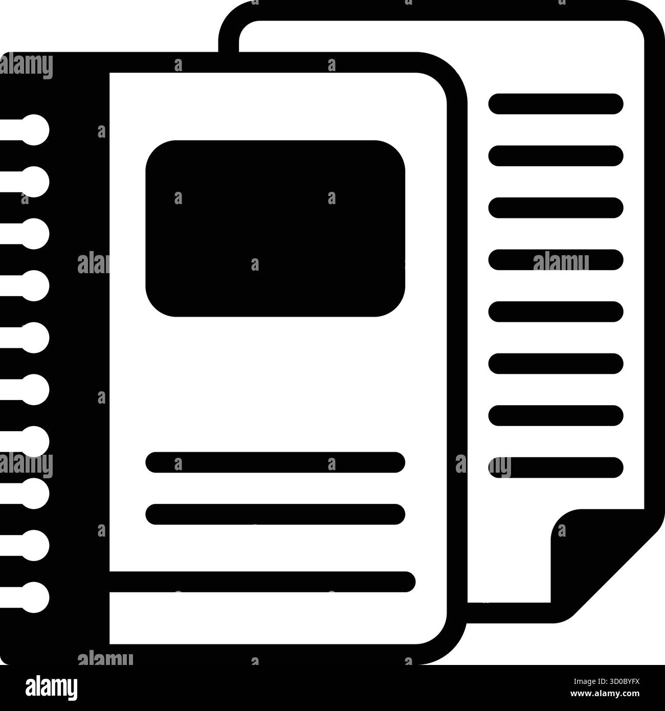 Icona per referto caso, caso Illustrazione Vettoriale