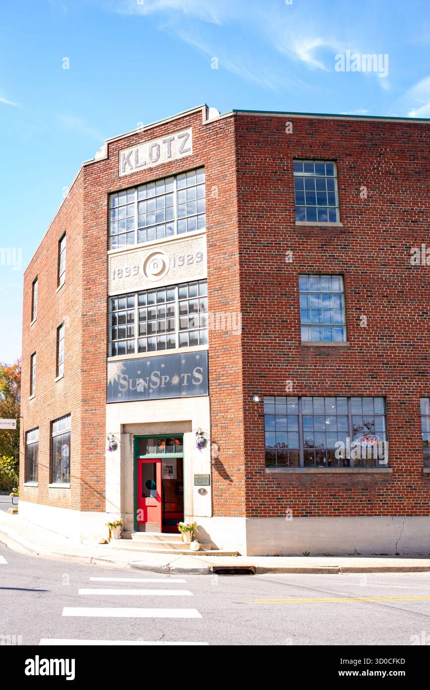 Staunton, Virginia, fine settimana in autunno Foto Stock