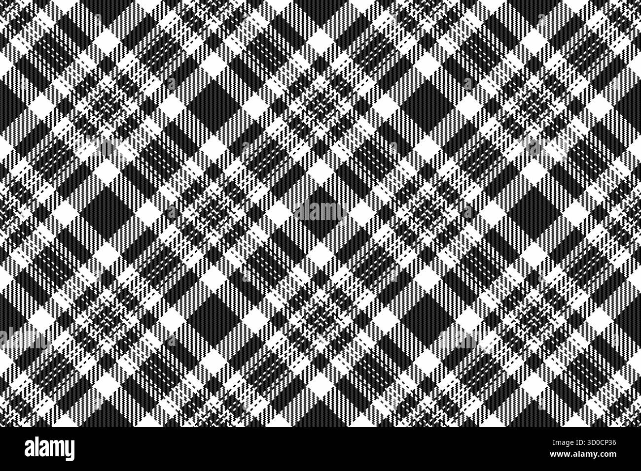 Motivo decorativo a quadri, tartan a controllo vettoriale bufalo. Fondo in tessuto Independence Day tessuto senza cuciture con tavolozza di colori grigio e nero. Illustrazione Vettoriale