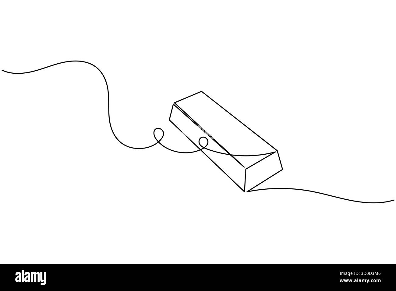 Illustrazione vettoriale del concetto di finanziamento del disegno a linea continua della barra d'oro Illustrazione Vettoriale