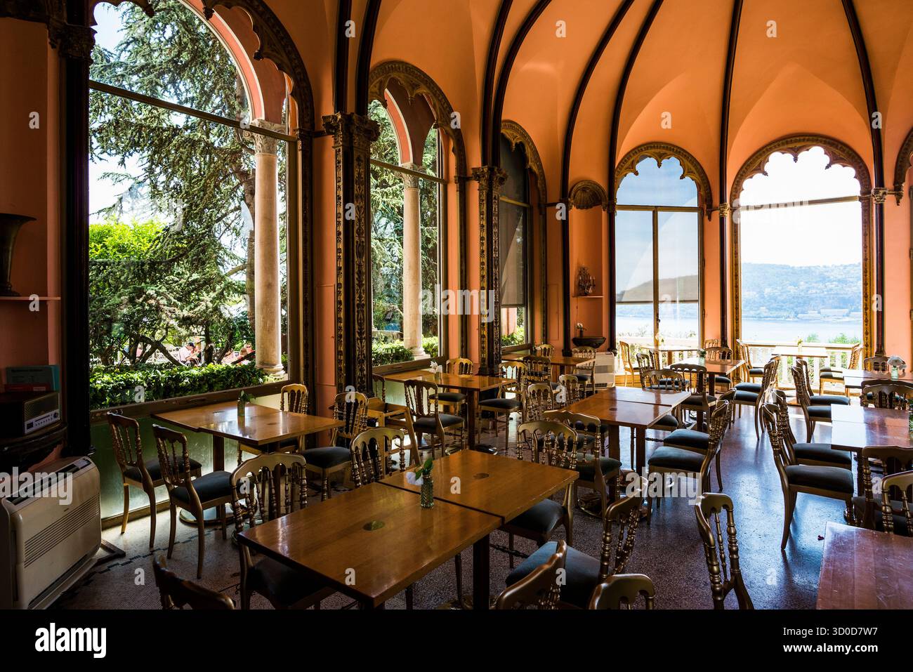 Villa e parco in stile rinascimentale, Villa Ephrussi de Rothschild, Saint-Jean-Cap-Ferrat, Cap Ferrat, Alpes Maritimes, Provence Alpes Cote d'Azzurra, p. Foto Stock