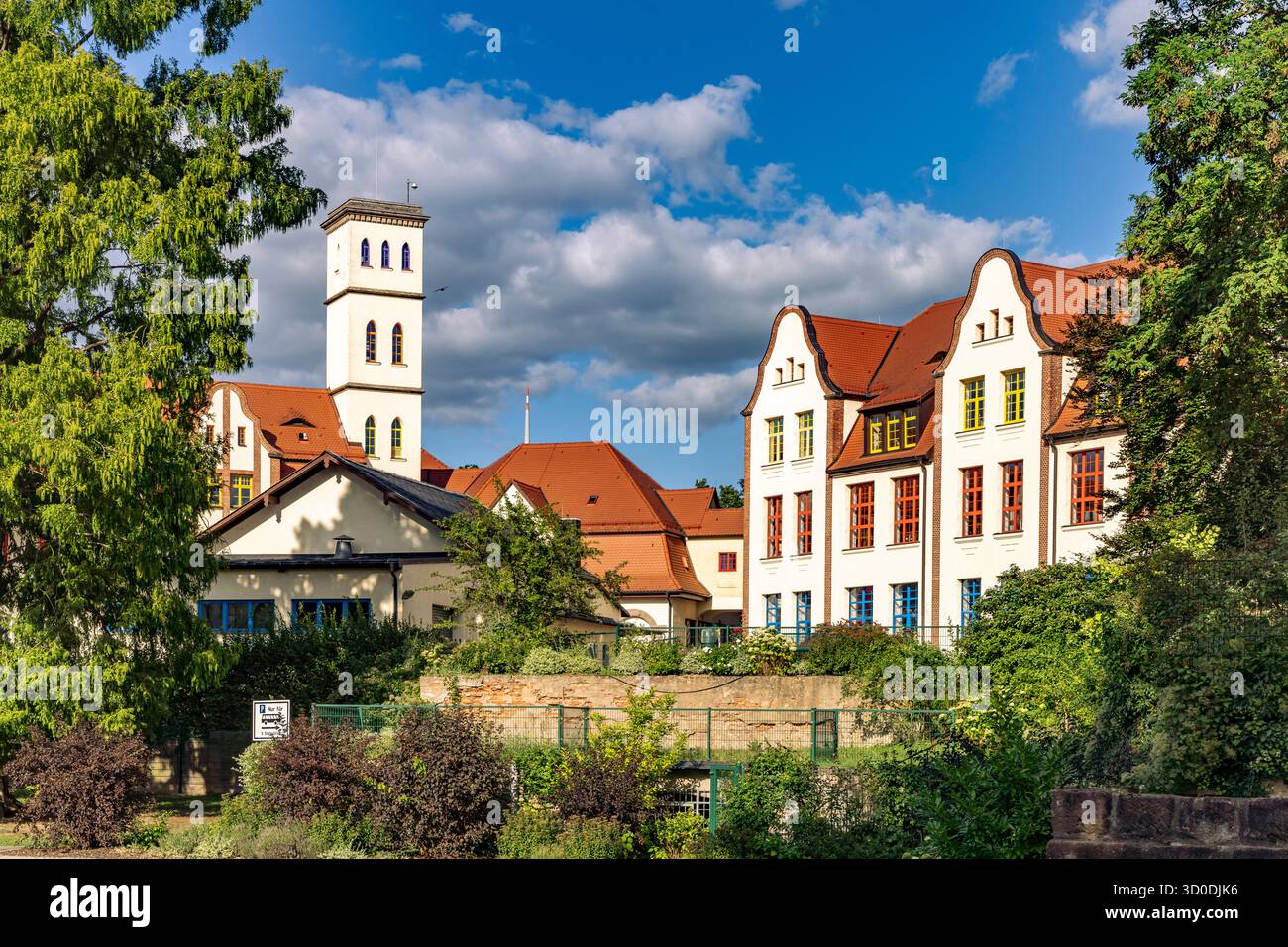 Lo stabilimento Faber-Castell a Stein, nella Media Franconia, Baviera, Germania Foto Stock