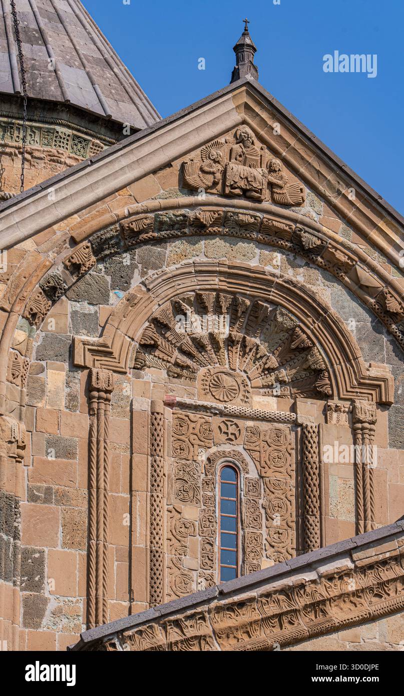 Cattedrale medievale di Stvetitskhoveli nell'antica capitale della Georgia Foto Stock