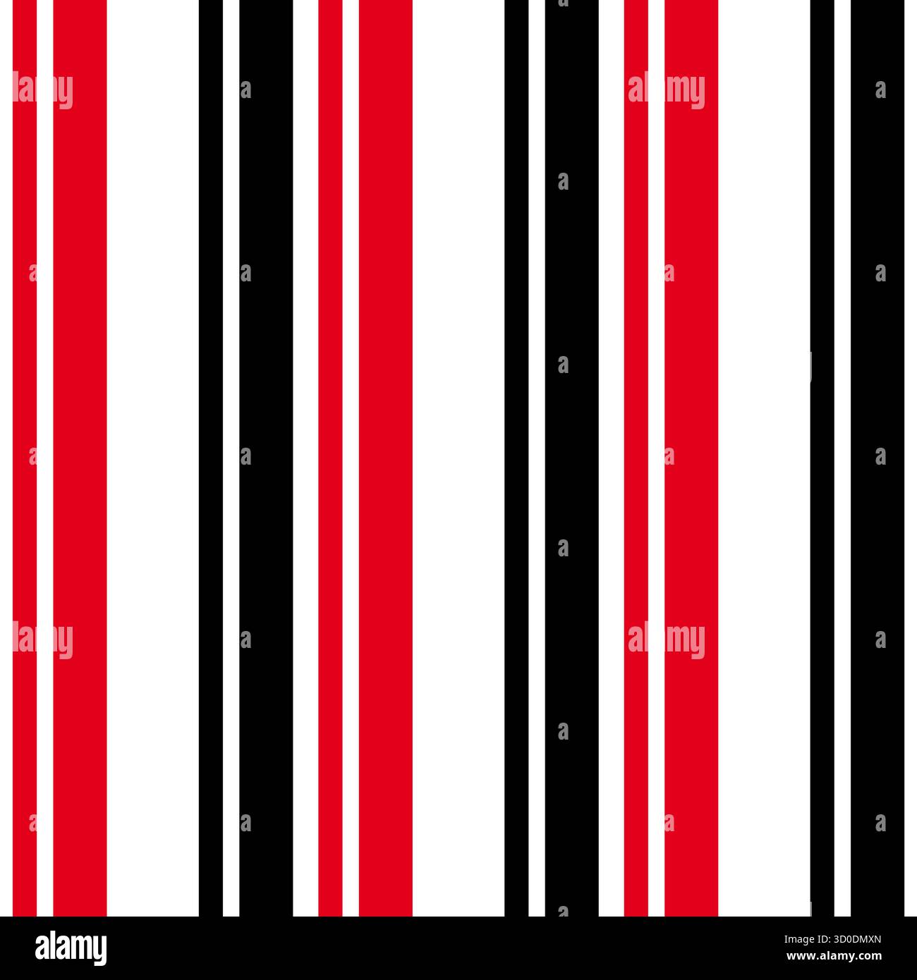 Vettore pattern senza cuciture strisce di colore nero e rosso Illustrazione Vettoriale