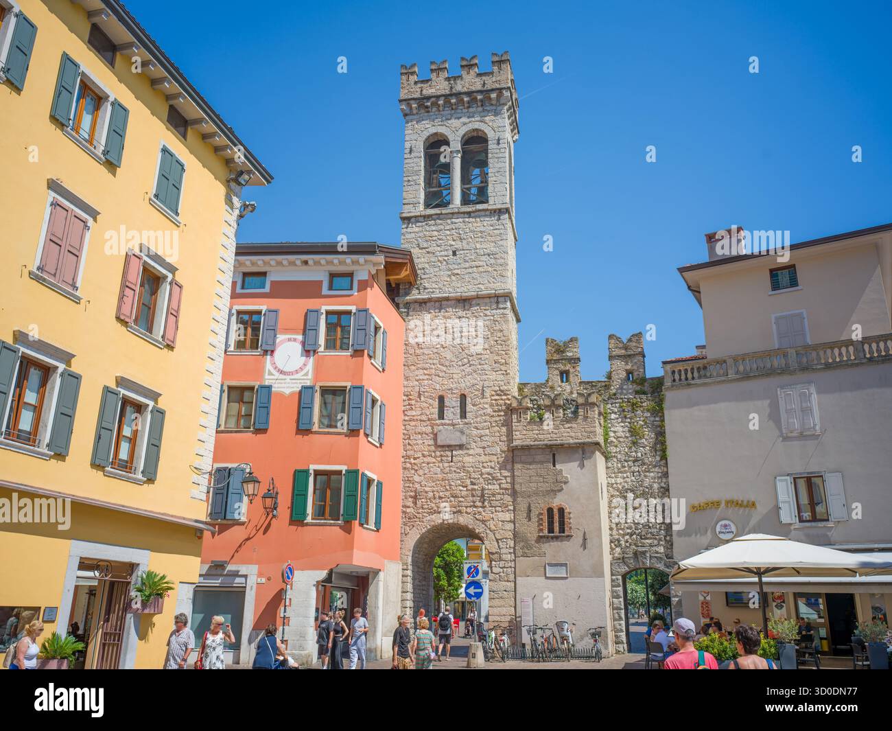 Porta di San Michele, Riva del Garda, Lago di Garda, Trento, Trentino, alto Adige, Italia settentrionale, Italia, Alpi, Dolomiti, Europa meridionale, Europa Foto Stock