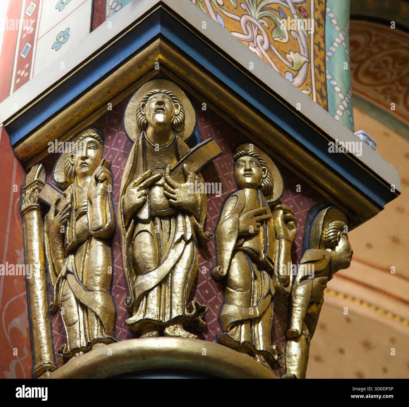 Francia, Parigi, St-Germain-des Prés, chiesa, interni, Foto Stock