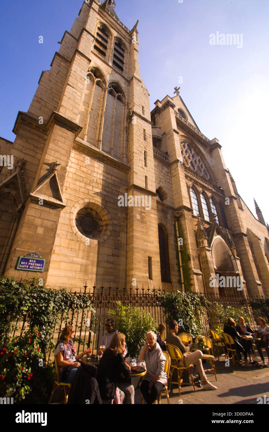 Francia, Parigi, St-Séverin, chiesa, Foto Stock