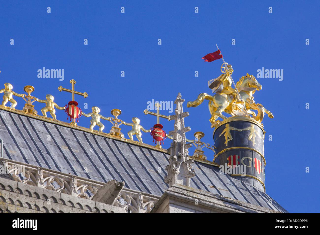 Francia, Normandie, Rouen, Cathédrale Notre-Dame, Foto Stock