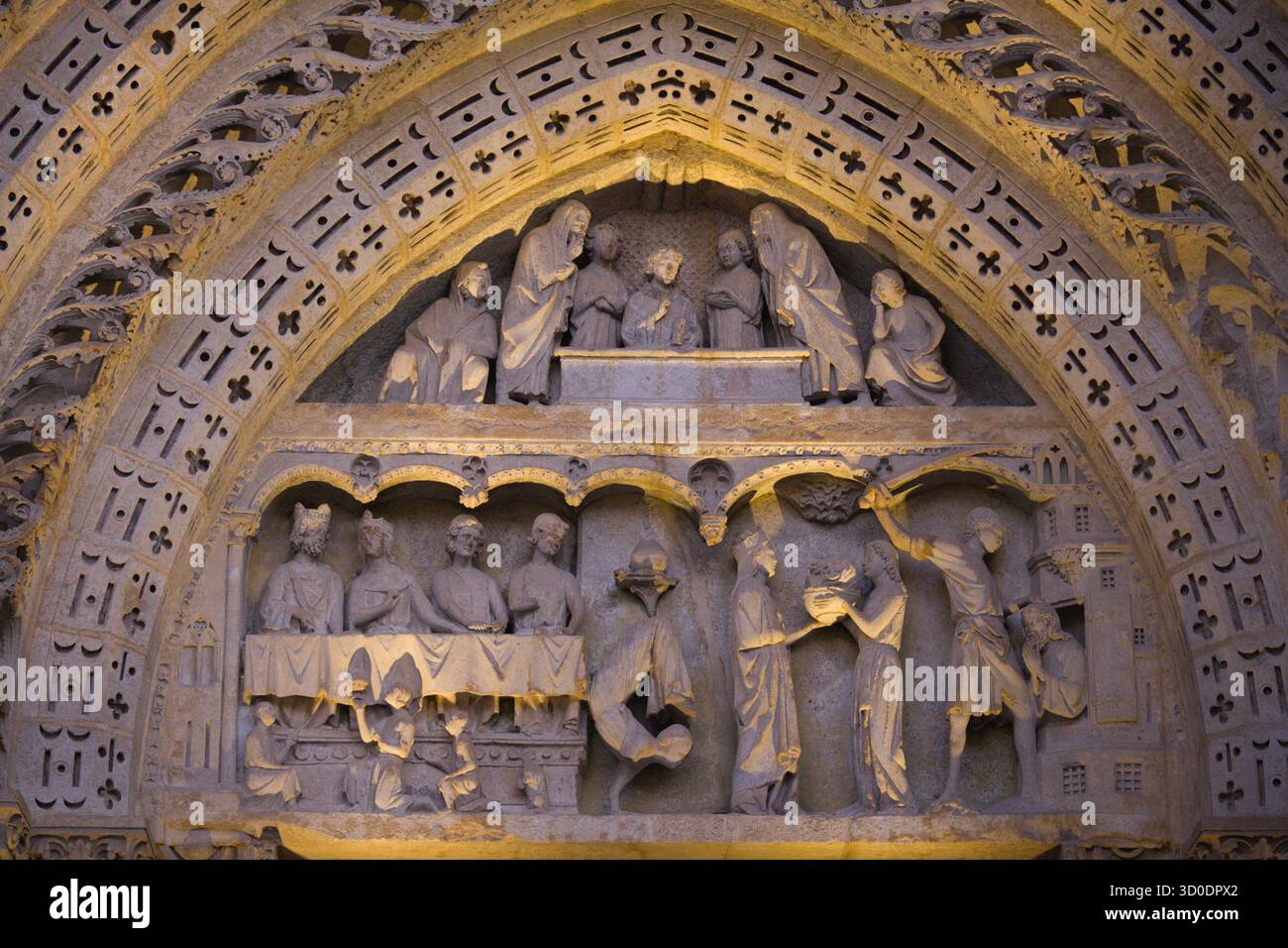 Francia, Normandie, Rouen, Cathédrale Notre-Dame, Foto Stock