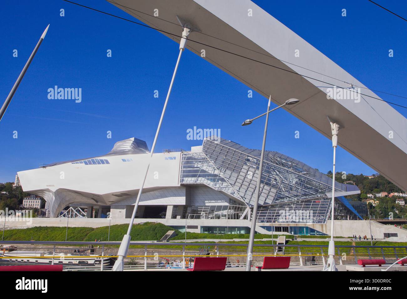 Francia, Lione, Musée des Confluences, museo, architettura moderna, Foto Stock