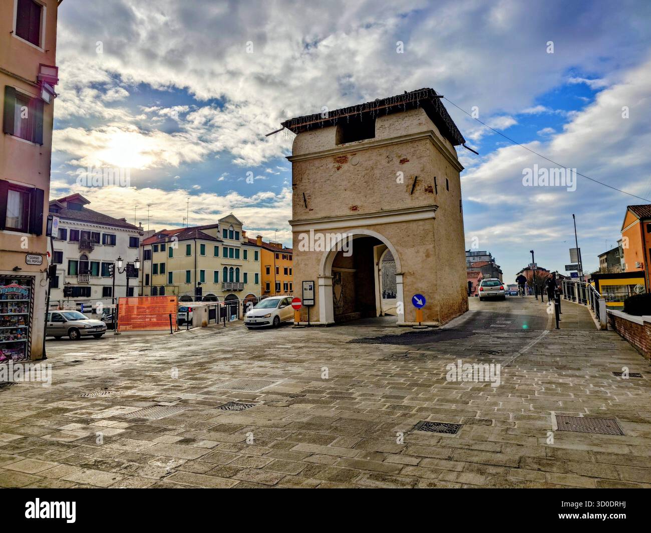 Chioggia, Italia, ingresso città Foto Stock