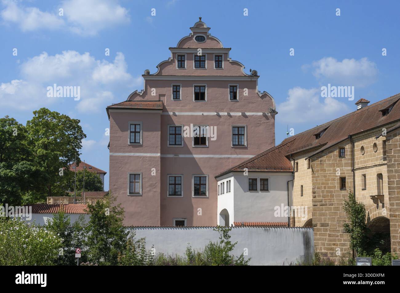 Palazzo elettorale, costruito nel 1417, Amberg, alto Palatinato, Baviera, Germania Foto Stock