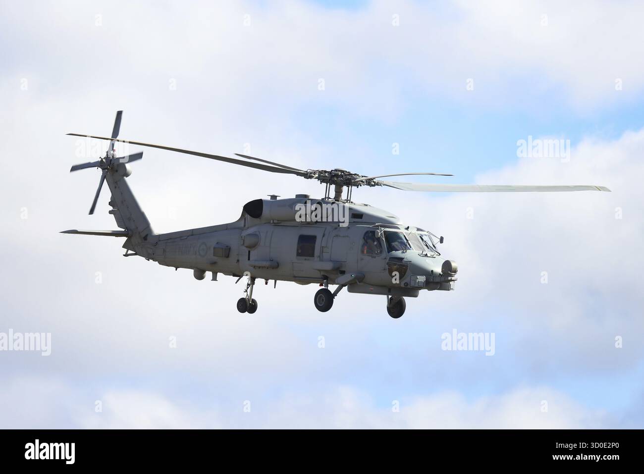 MELBOURNE, AUSTRALIA - MARZO 29: Elicottero MH-60R Seahawk visto nella mostra aerea durante l'Avalon Airshow 2025 all'Avalon Airport il 29 marzo 20 Foto Stock