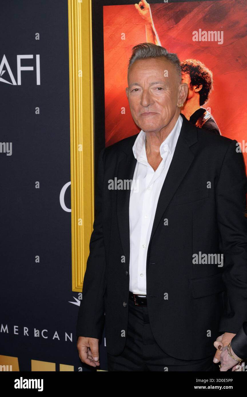 LOS ANGELES, STATI UNITI. 22 ottobre 2025: Bruce Springsteen all'AFI FEST premiere per "Springsteen: Deliver me from Nowhere" al TCL Chinese Theatre. Immagine: Paul Smith/features flash Foto Stock