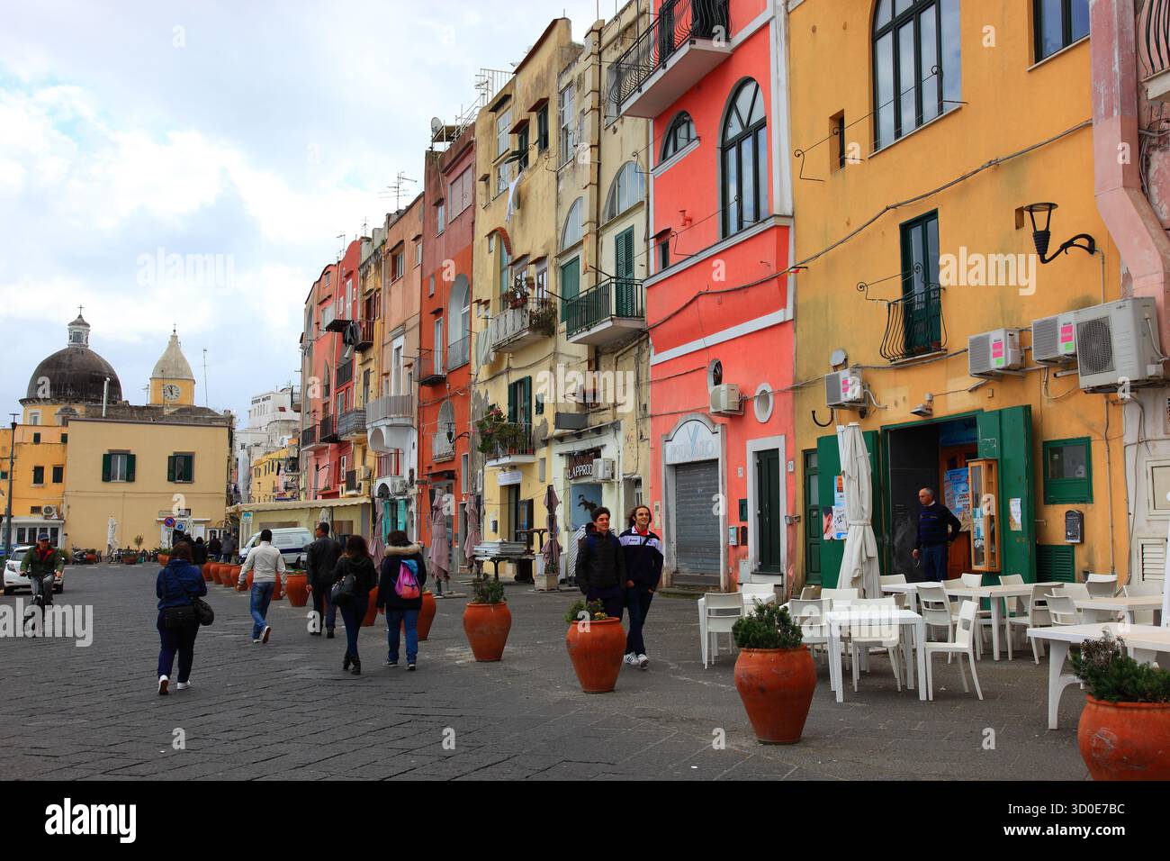 Isola di Procida, Golfo di Napoli, Isole Flegrei, Campania, Italia Foto Stock